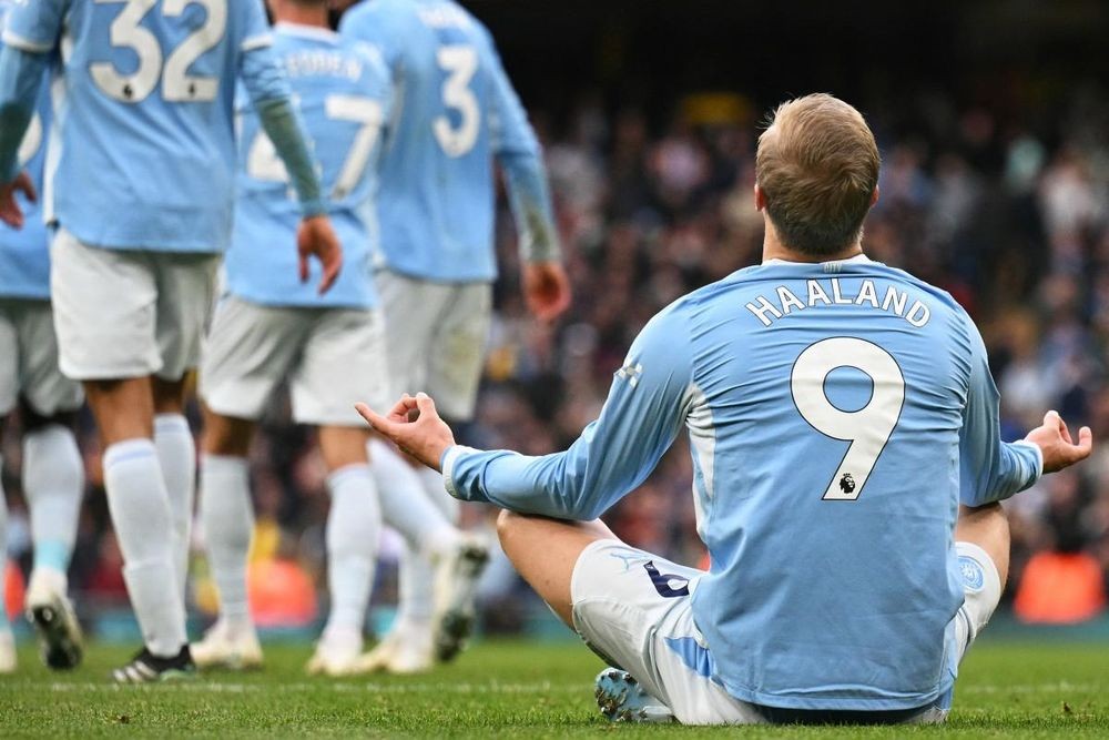 Haaland Double Fires Man City as Liverpool Fight Back at Brentford